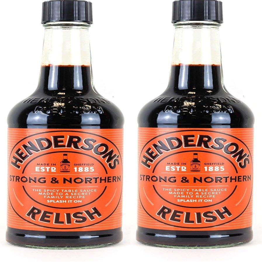 Bug's Pantry (2 Bottles) Hendersons Spicy Yorkshire Relish 284 ml Henderson's