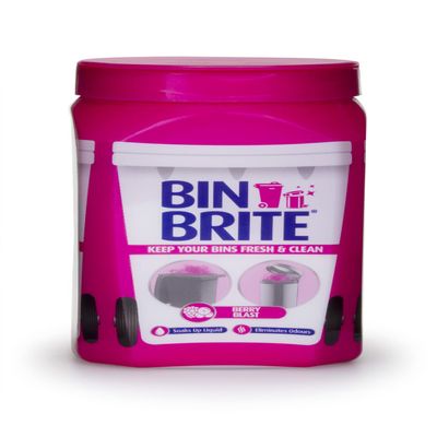 Bin Odour Freshner, Leaves Your Bin Smelling Great, Suitable for Indoor Kitchen, Bathroom, Food Waste Bins and Outdoor Wheelie Bins (500g Odour Berry Blast)