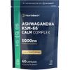 Ashwagandha KSM-66 Complex 5000mg | Enhanced with Amino Acids and B Vitamins (B1, B2, B3, B6 & B12) | Calm Formula for Men & Women | 60 Vegan Capsules | by Horbaach view 1