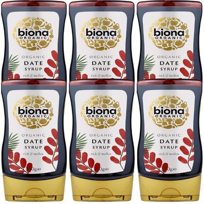 Biona Squeezy Date Syrup 350gm (Pack of 6)
