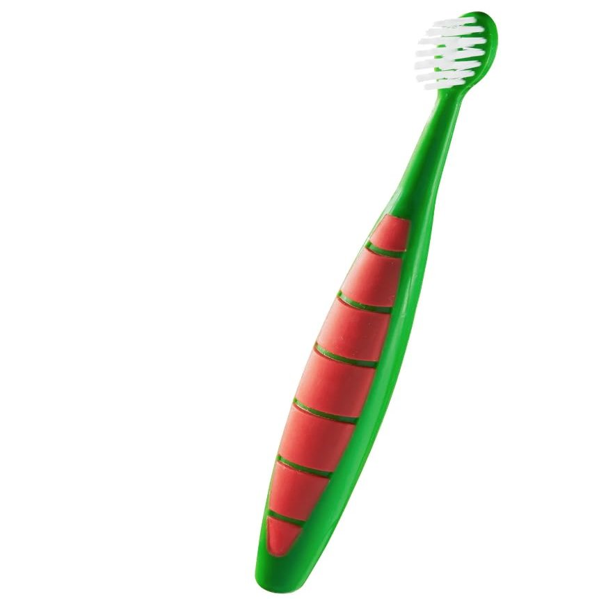 Kids Classic Toddler Soft Toothbrush, All Ages, Wide Grip, Colourful, cellowrapped X 1 Brush