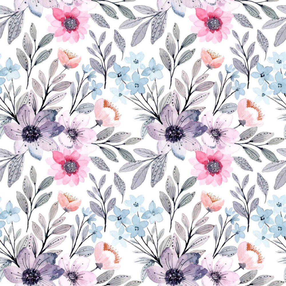20 Napkins Flowers Delicate Flowers in Bright Colours as Table Decoration Paper Napkins with Motif Also for Decoupage and Decoupage 33 x 33 cm