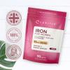 Iron Tablets 18mg | High Strength for Women | with Vitamin B12, Vitamin C and Folic Acid | 100% NRV Iron Complex | 90 Vegan Tablets | by Carlyle view 4