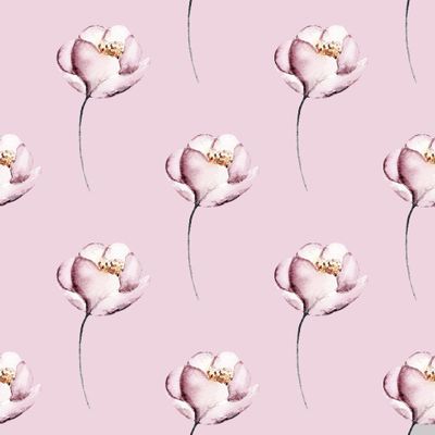 20 Napkins Flowers Single Flowers on Pink as Table Decoration Paper Napkins with Motif Also for Decoupage and Decoupage 33 x 33 cm