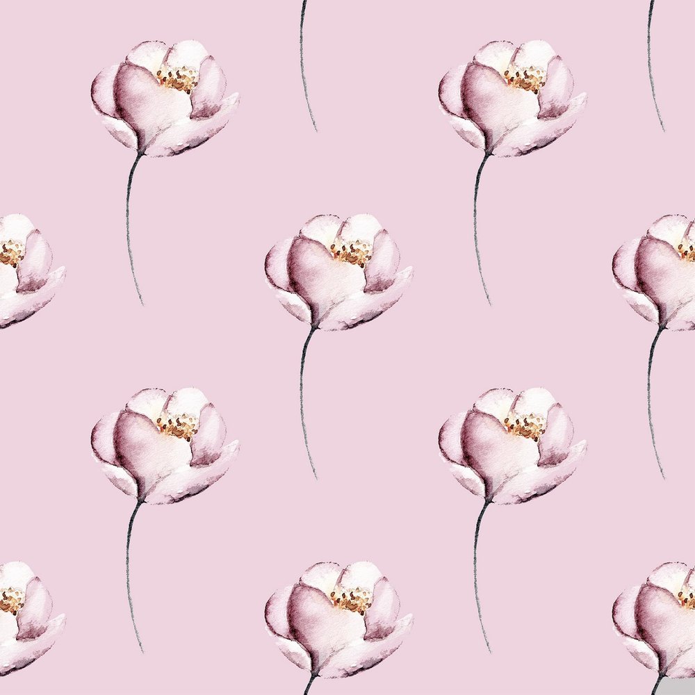20 Napkins Flowers Single Flowers on Pink as Table Decoration Paper Napkins with Motif Also for Decoupage and Decoupage 33 x 33 cm