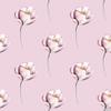 20 Napkins Flowers Single Flowers on Pink as Table Decoration Paper Napkins with Motif Also for Decoupage and Decoupage 33 x 33 cm view 1