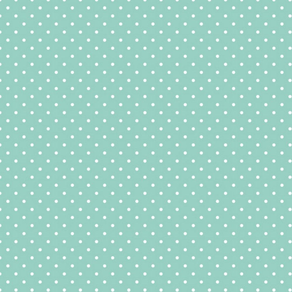 20 Napkins Pattern Small White Dots on Mint as Table Decoration Paper Napkins with Motif Also for Decoupage and Decoupage 33 x 33 cm