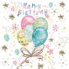 20 Napkins Birthday Balloons in Pastel Colours as Table Decoration Paper Napkins with Motif Also for Decoupage and Decoupage 33 x 33 cm view 1