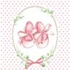 20 Napkins Christening Shoes with Bow Pink as Table Decoration Paper Napkins with Motif Also for Decoupage and Decoupage 33 x 33 cm view 1