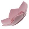 Zerodeko Silicone Soap Dish Self Draining Soap Holder Pink Floral Shape Tray with Drain for Shower and Sink Storage view 1