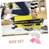OUNONA 2pcs Portable Travel Soap Box Lid Soap Dish Holder for Bar Storage in Bathroom Travel Case view 3