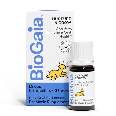 Nurture & Grow Drops, 1+ Years, 200 Million CFU, 0.17 fl oz (5 ml), BioGaia