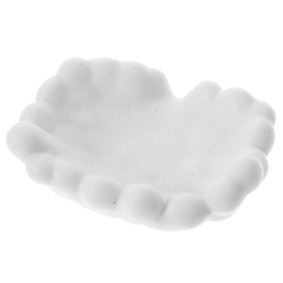 PRETYZOOM Ceramic Bar Soap Holder for Bathroom Multi-function Soap Tray Drainage for Countertop Sink for Household Use