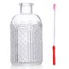 Barber's Handmade Singeing Stick | Turkish Traditional Ear Hair Removal Tool Set | 1x Clear Glass Jar & 1x Methylated Spirits 250ml & 1x Singeing Stick view 2