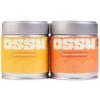 OSSU - Ginger + Turmeric - Organic Matcha Tea Powder | Japanese | Pack of 2 | 40g Tins | True Ceremonial Grade | Spring Harvest | UJI, Kyoto | Stone-Ground view 1