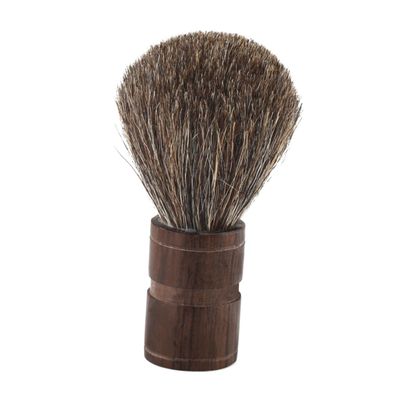 Angoily Natural Boar Bristles Beard Brush for Men Wooden Handle Mustache Care for Wet Shaving Routine