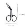 Angoily 3pcs Stainless Steel Eyebrow Tweezers Set with Oblique Tips Black Precision Facial Hair Plucker for Women Daily Eyebrow Shaping and Nose Hair Trimming view 2