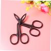 Angoily 3pcs Stainless Steel Eyebrow Tweezers Set with Oblique Tips Black Precision Facial Hair Plucker for Women Daily Eyebrow Shaping and Nose Hair Trimming view 3