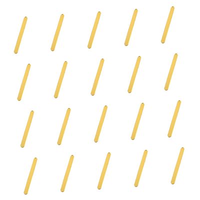 20 Pack Reusable Acrylic Ice Cream Sticks for DIY Baking Decor