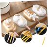 20 Pack Reusable Acrylic Ice Cream Sticks for DIY Baking Decor view 2