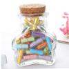 Cabilock Message Pills Bottle 99pcs Capsule DIY Love Notes Kit with Wish Paper Rolls for Valentines Day Party and Friendship Expression view 2