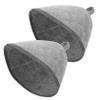 FRCOLOR Sauna Hat for Women Sauna Hat for Men Bathing Felt Hair Protection Reusable Thickened Felt Material view 1
