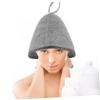 FRCOLOR Sauna Hat for Women Sauna Hat for Men Bathing Felt Hair Protection Reusable Thickened Felt Material view 2