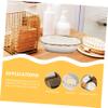 CAXUSD Delicate Soap Holder Ceramic Soap Dish with Drainage Design Modern Creative Style for Bathroom Use view 3