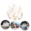 PRETYZOOM Birthday Cake Decorations Dragonfly Fairy Crown Wedding Cake Adornments Party Head-wear view 3