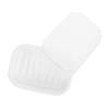 Zerodeko Travel Soap Container with Lid Portable Pp Soap Holder Good Sealing for Camping and Family Bathrooms White view 1