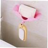 IMIKEYA 2pcs Adhesive Soap Holder for Shower Wall-mounted Soap Rack Punch Design Easy to Clean for Bathroom view 3