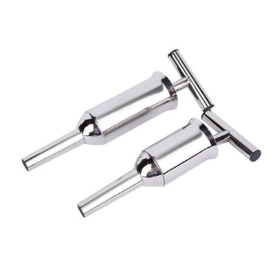 PRETYZOOM Stainless Steel Sausage Stuffer Kit Large for Home Use Sausage Filler Tube