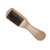 Didiseaon Wooden Handle Beard Brush with Natural Boar Bristle Khaki Beech Wood Mens Beard Cleaning Brush for Daily Grooming view 1