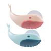 PRETYZOOM 2pcs Creative Wall-mounted Soap Container Bathroom Soap Box Dish Holder Drainage Whale Shape Tidy Storage Random Color view 1