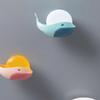 PRETYZOOM 2pcs Creative Wall-mounted Soap Container Bathroom Soap Box Dish Holder Drainage Whale Shape Tidy Storage Random Color view 2