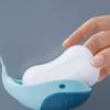 PRETYZOOM 2pcs Creative Wall-mounted Soap Container Bathroom Soap Box Dish Holder Drainage Whale Shape Tidy Storage Random Color view 4