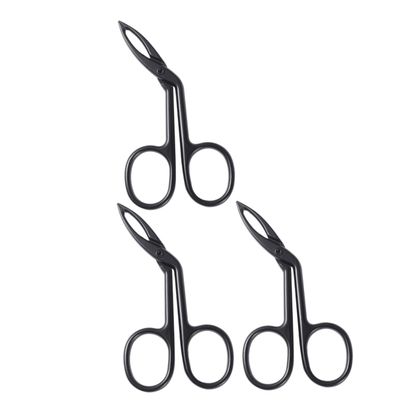 DOITOOL 3pcs Facial Hair Removal Kit Eyebrow Tweezers Slanted Clip Stainless Steel Tweezers for Women for Hair Eyebrow Shaping