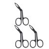 DOITOOL 3pcs Facial Hair Removal Kit Eyebrow Tweezers Slanted Clip Stainless Steel Tweezers for Women for Hair Eyebrow Shaping view 1