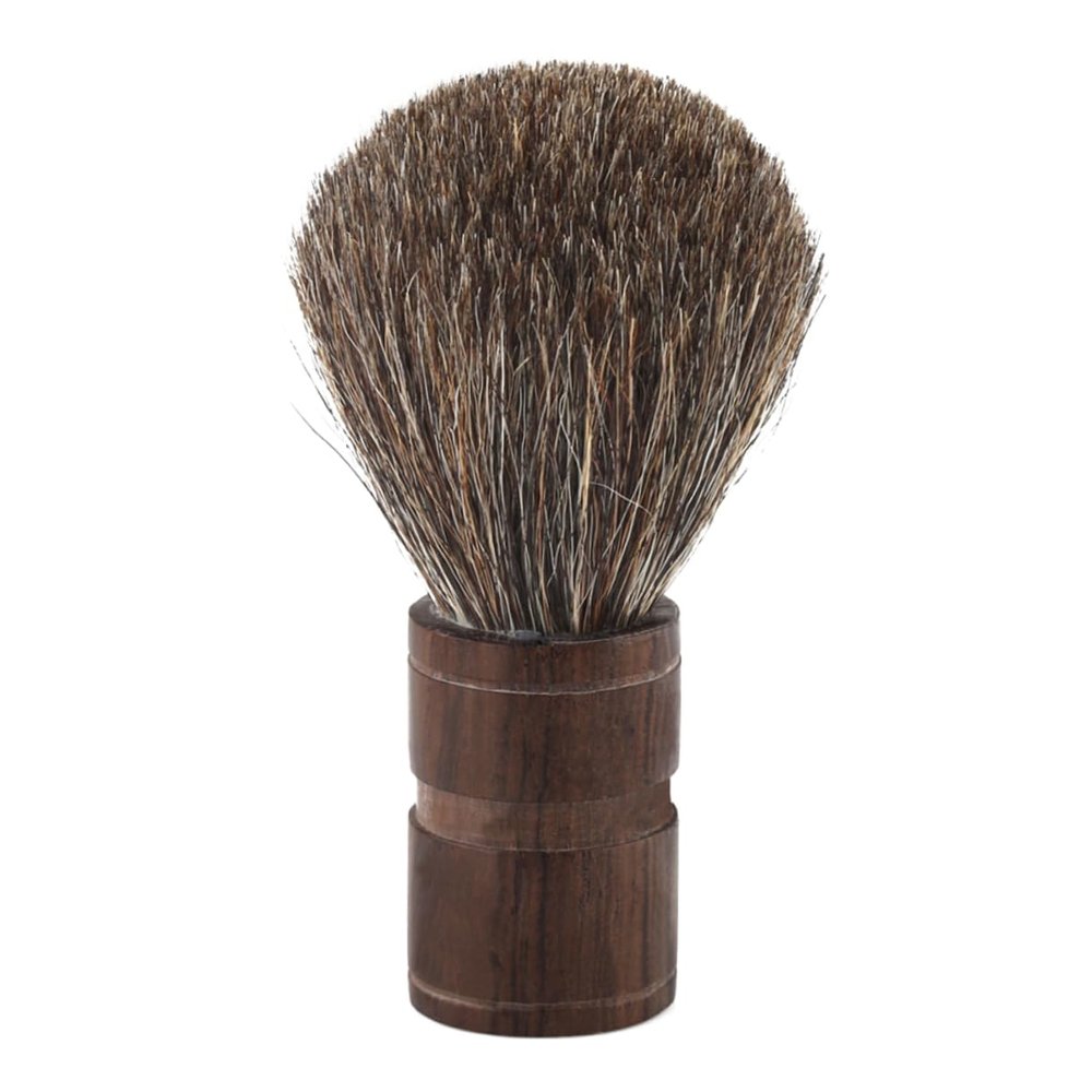 DOITOOL Soft Bristle Beard Brush for Men Mustache Hair Care Shaving Brush Wooden Handle for Wet Shave