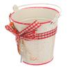 VANZACK Iron Flower Pot Home Garden Decor Creative Bucket Handle for Flower Arrangement and Photography Props view 1