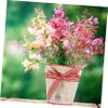 VANZACK Iron Flower Pot Home Garden Decor Creative Bucket Handle for Flower Arrangement and Photography Props view 4