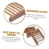 Zerodeko 4pcs Wooden Soap Holder Bathroom Soap Drainer Dish Tray Lid Odorless Multi-purpose Kitchen Bathroom view 4
