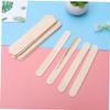 Didiseaon 50pcs Hair Removal Wax Sticks Wooden Applicator Tongue Depressors for Eyebrow Ear Waxing view 2
