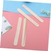 Didiseaon 50pcs Hair Removal Wax Sticks Wooden Applicator Tongue Depressors for Eyebrow Ear Waxing view 3