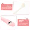 BCOATH 3pcs Boys and Girls Travel Toothbrush Soft Bristle Cartoon Design Silicone Handle for Boy Girl's Daily Use and Travel Convenience Random Color view 2