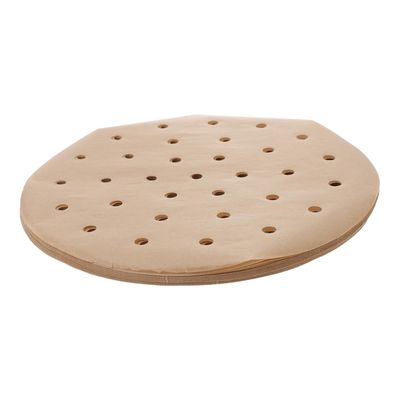 OUNONA 100pcs Non-Stick Baking Paper Pads for Air Fryer Easy to Use Oil Absorption Heat Resistant
