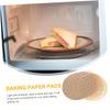 OUNONA 100pcs Non-Stick Baking Paper Pads for Air Fryer Easy to Use Oil Absorption Heat Resistant view 3