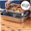 Zerodeko Double-Handled Grilled Fish Plate Baking Tray for Sushi Fruit Pasta Ergonomic Design High Temperature Resistant Easy to Clean Kitchen Bakeware view 3