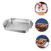 Zerodeko Double-Handled Grilled Fish Plate Baking Tray for Sushi Fruit Pasta Ergonomic Design High Temperature Resistant Easy to Clean Kitchen Bakeware view 4