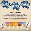 Lyons Decaf Coffee Gift Set - Hamper Selection of Decaff Coffee Bags Bundled with Luxury Individually Wrapped Border Biscuits and Indulgent Caramel Stroopwafels | 18 Items in Gold Embossed Gift Box view 2
